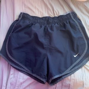 Drifit Nike shorts size small navy blue